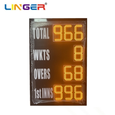 Electronic Led Cricket Scoreboard With Nine 200mm Digits Dc12v Power